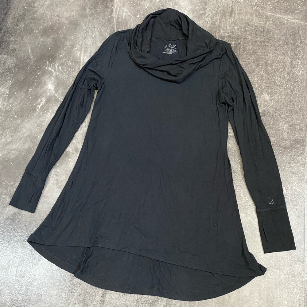 Cuddl Duds cow neck long sleeve tunic